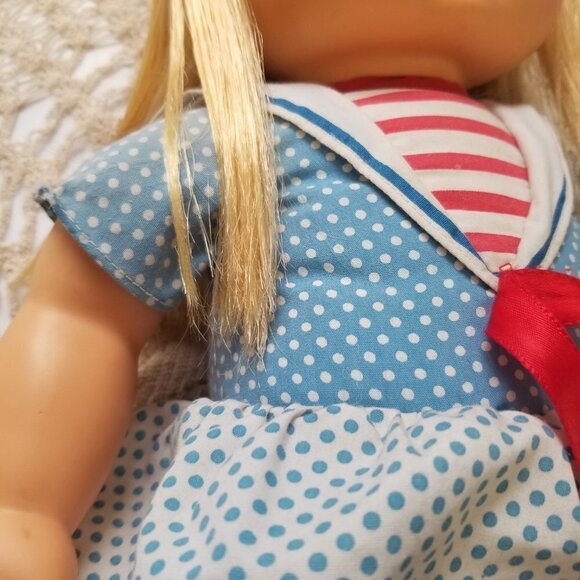 Vintage Doll Playskool School Kids Girl Doll Blonde Hair Sailor Outfit 13 1/2" - Picture 9 of 16